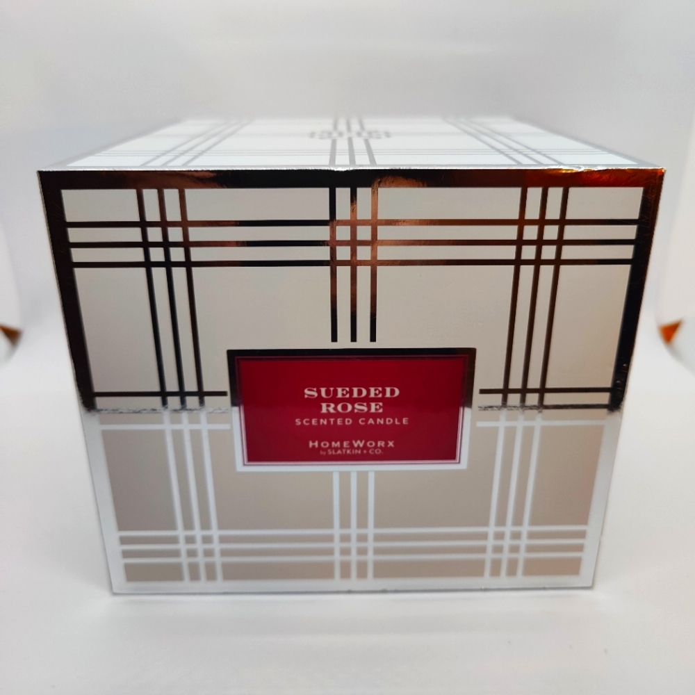 HomeWorx by Slatkin & Co. 18oz Candle Sueded Rose